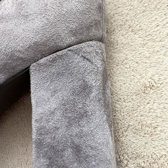 Marc Fisher LTD Zanna Gray Suede Heeled Pull On Boots Women’s 6.5 M Pointed Toe - Picture 8 of 16